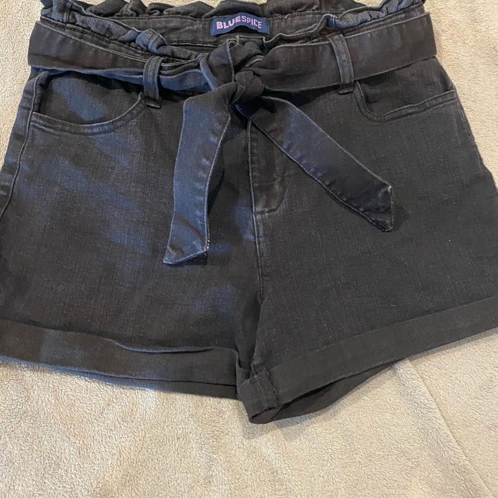 Blue Spice Women's Black Denim Shorts